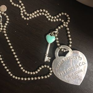 Tiffany Silver Dog Tag Necklace